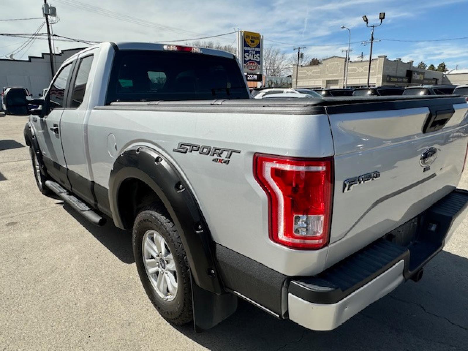 2017 SILVER /Gray Ford F-150 XL Plus (1FTEX1EP7HK) with an 2.7 EcoBoost engine, Automatic transmission, located at 3200 1st Avenue North, Billings, MT, 59101, (406) 245-9055, 45.779270, -108.510742 - Super Sharp and Low Mileage Local Trade-In! Power Windows, Power Door Locks, Tilt Steering, Cruise Control, Sport Exterior Trim Enhancement Package, Wheels, Tow, Tonneau Cover, Automatic Transmission, Air Conditioning, Fold Down Front Seat Center Console, Remote Start and Only 58,800 Miles. CarFax - Photo #7